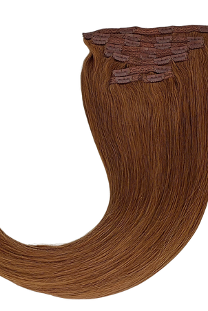 22" Keratin Clip in Hair Extensions - #12 - Platinum Lockz Hair Extensions & Supplies