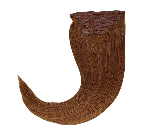 22" Keratin Clip in Hair Extensions - #12 - Platinum Lockz Hair Extensions & Supplies