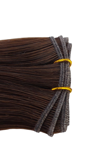 22" Premium Genius Weft #2 Chocolate Brown - Platinum Lockz Hair Extensions & Supplies
