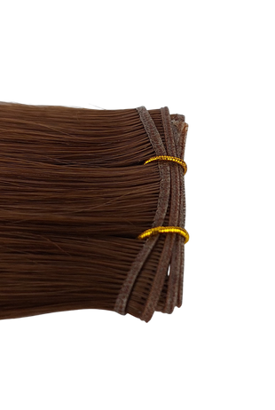 22" Premium Genius Weft #4 Rich Brown - Platinum Lockz Hair Extensions & Supplies