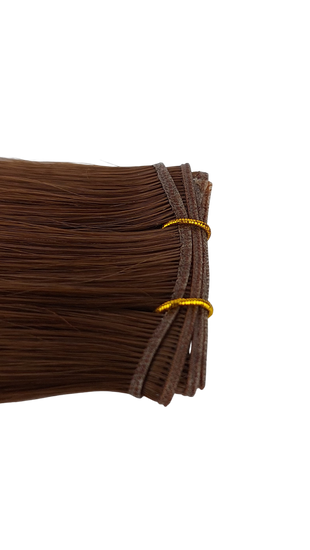 22" Premium Genius Weft #4 Rich Brown - Platinum Lockz Hair Extensions & Supplies