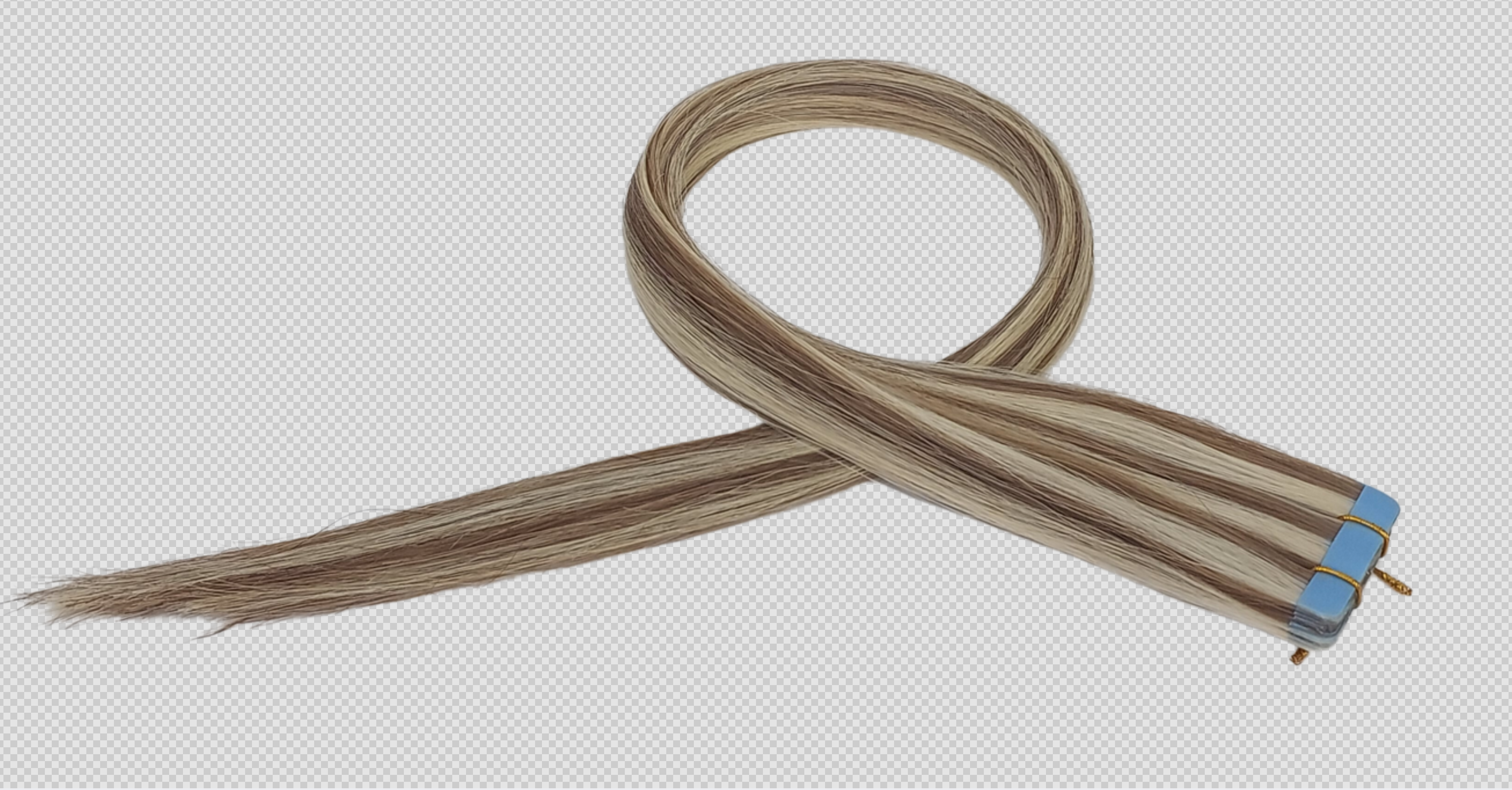 22" Tape Hair Extensions #P8/60a Beige Delight - Platinum Lockz Hair Extensions & Supplies