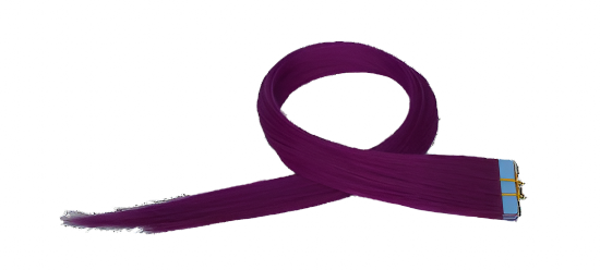 20" Tape Hair Extensions #Dark Purple - Platinum Lockz Hair Extensions & Supplies