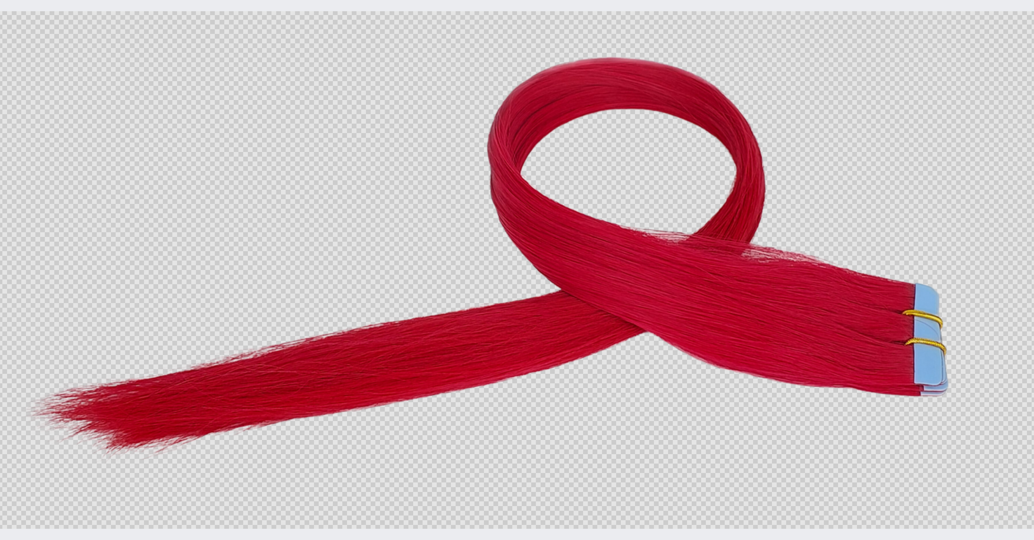 22" Tape Hair Extensions #Ravishing Red - Platinum Lockz Hair Extensions & Supplies