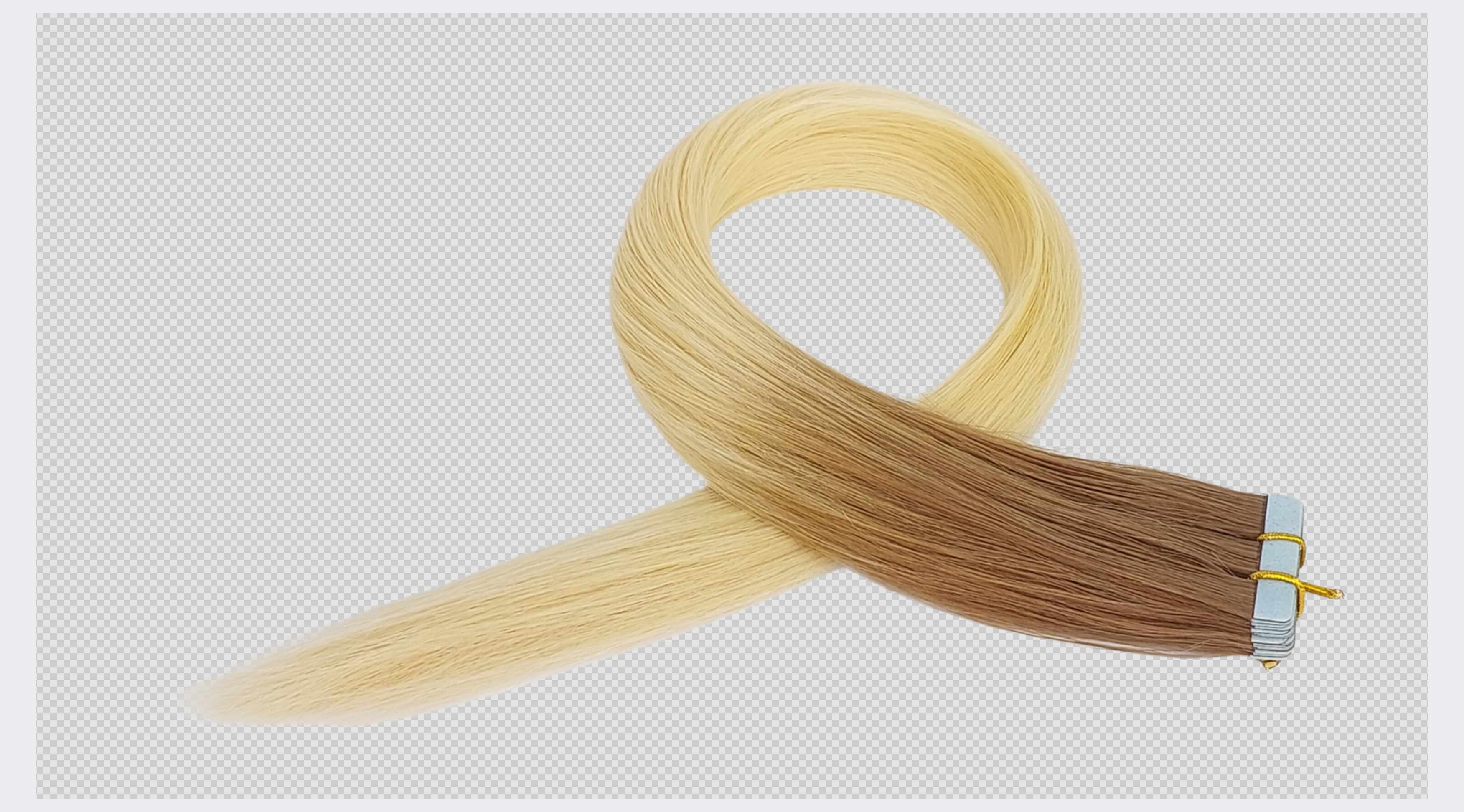 22" Tape Hair Extensions #T8/613 - Platinum Lockz Hair Extensions & Supplies