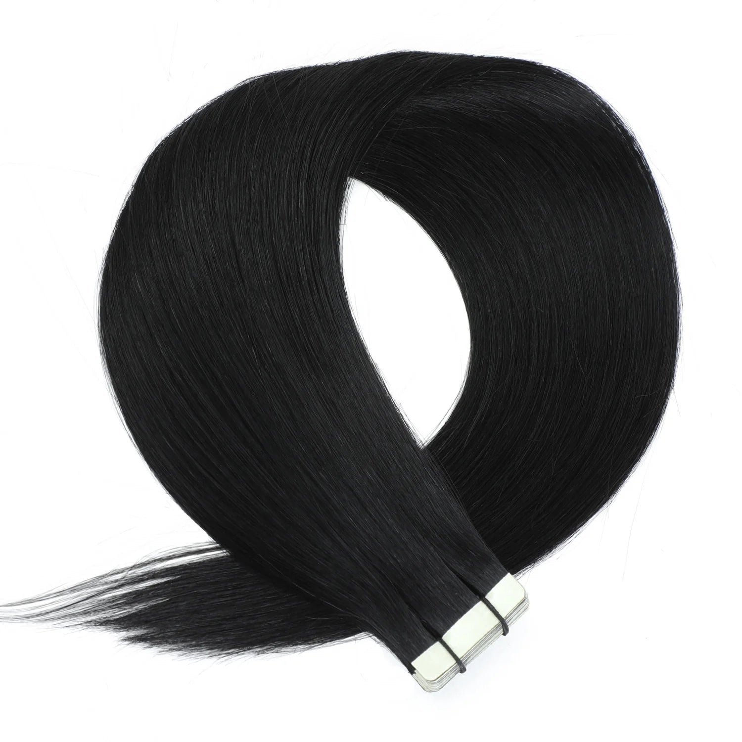 26" Tape Hair Extensions #1 Black Night - Platinum Lockz Hair Extensions & Supplies