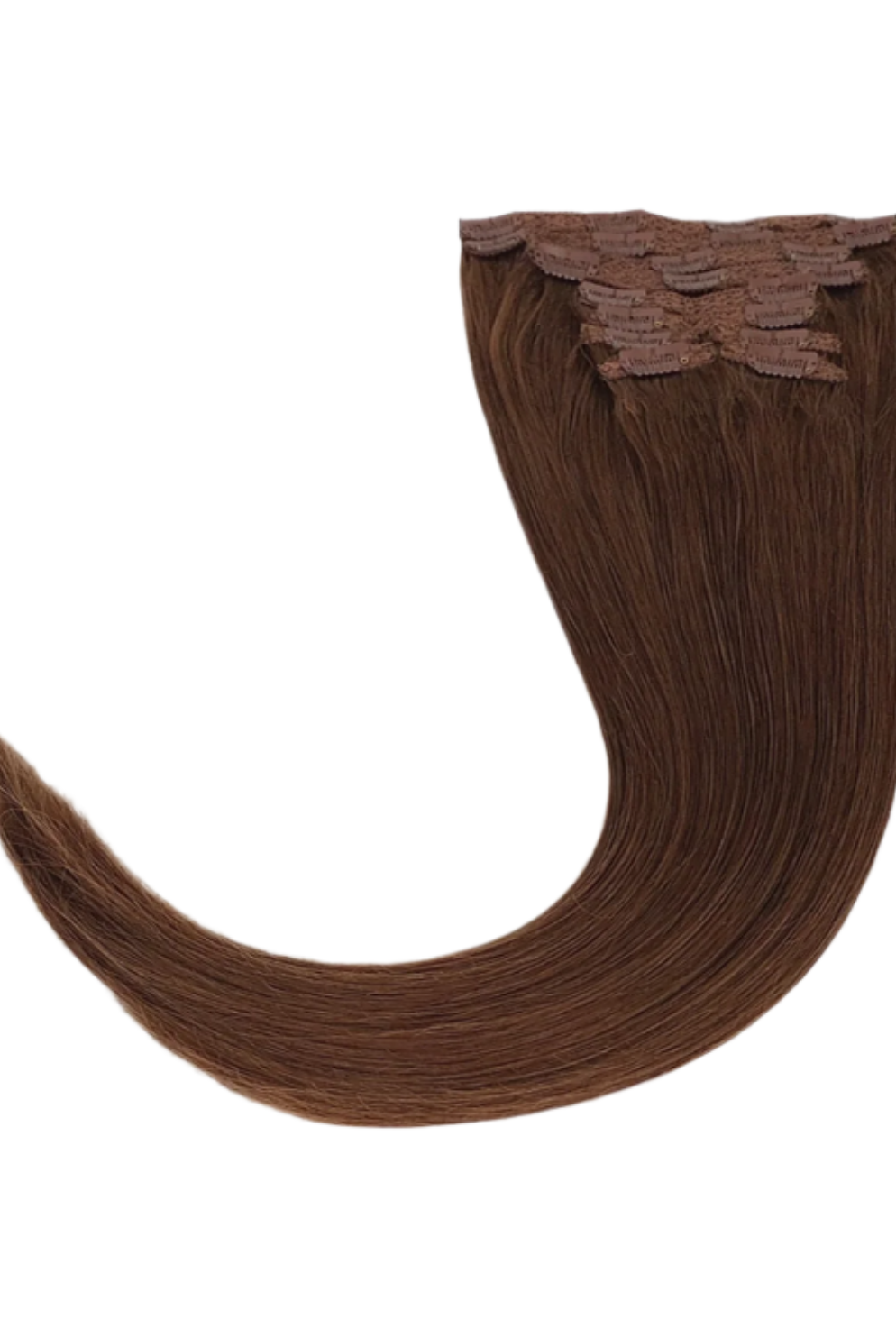 18" Clip In Hair Extensions #6 Bella Brown - Platinum Lockz Hair Extensions & Supplies