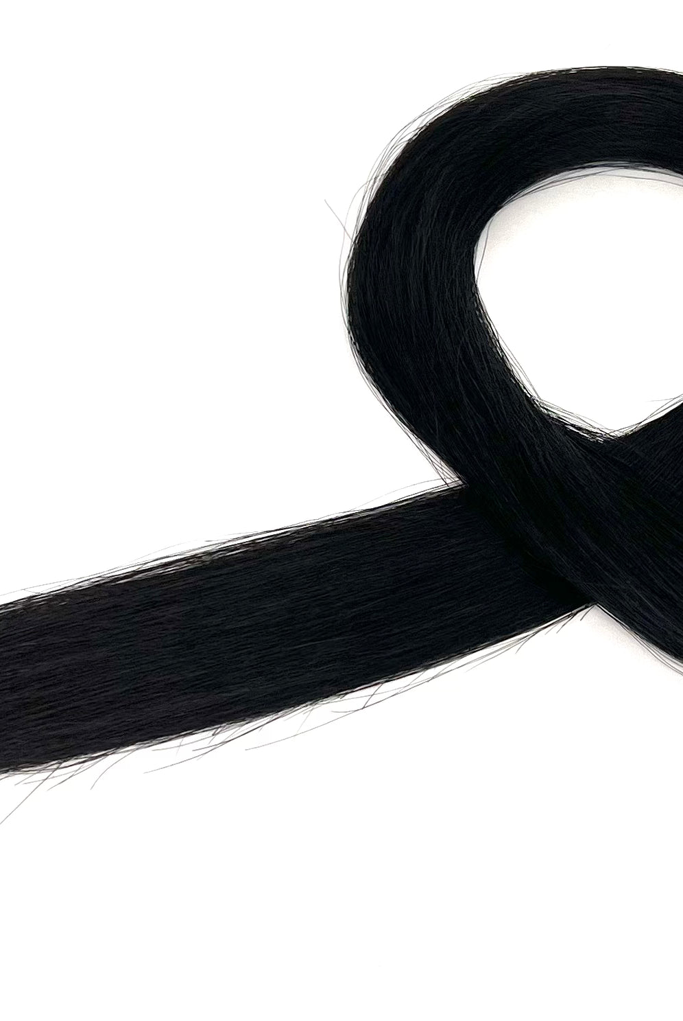 22" U-Tip Hair Extensions #1 Black Night - Platinum Lockz Hair Extensions & Supplies