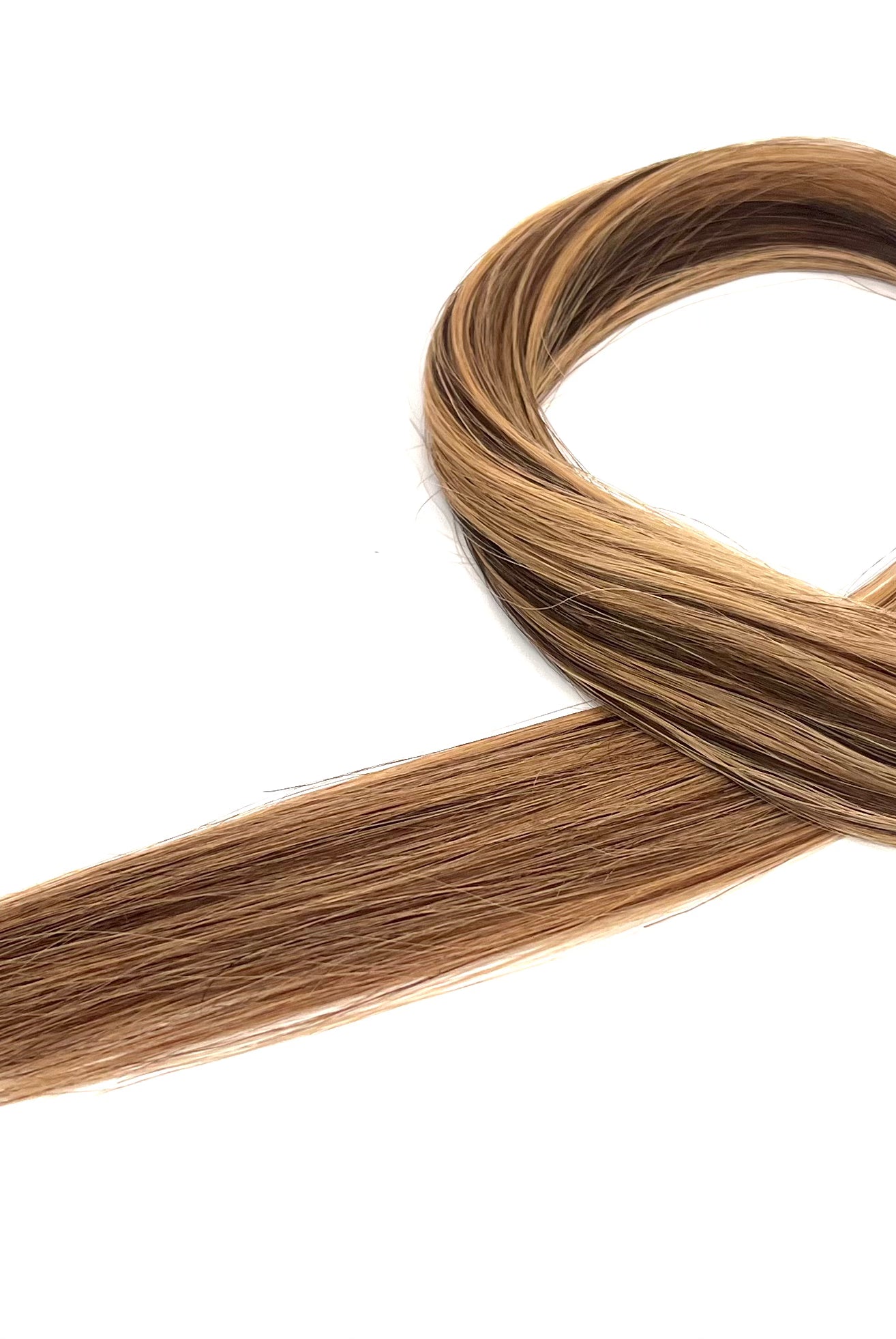 22" U-Tip Hair Extensions #P3/27 Mars Bar - Platinum Lockz Hair Extensions & Supplies