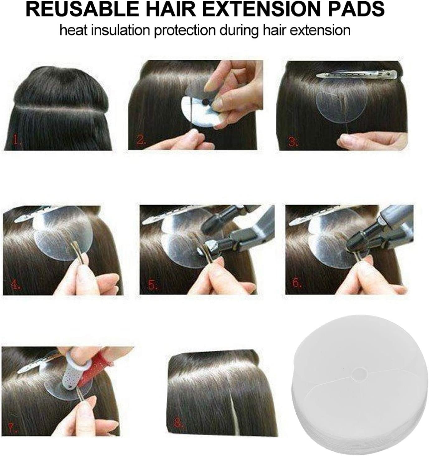Heat Protector Disks For Keratin Extensions (3 Pack) - Platinum Lockz Hair Extensions & Supplies