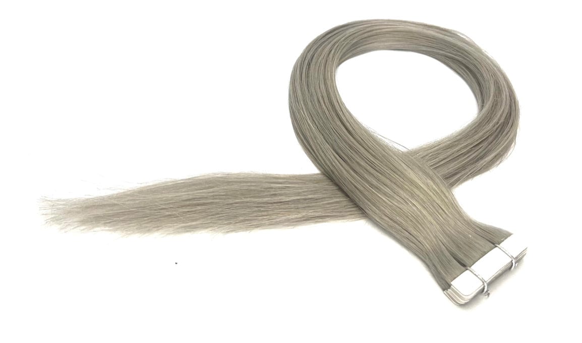 20" Tape Hair Extensions #Silver - Platinum Lockz Hair Extensions & Supplies