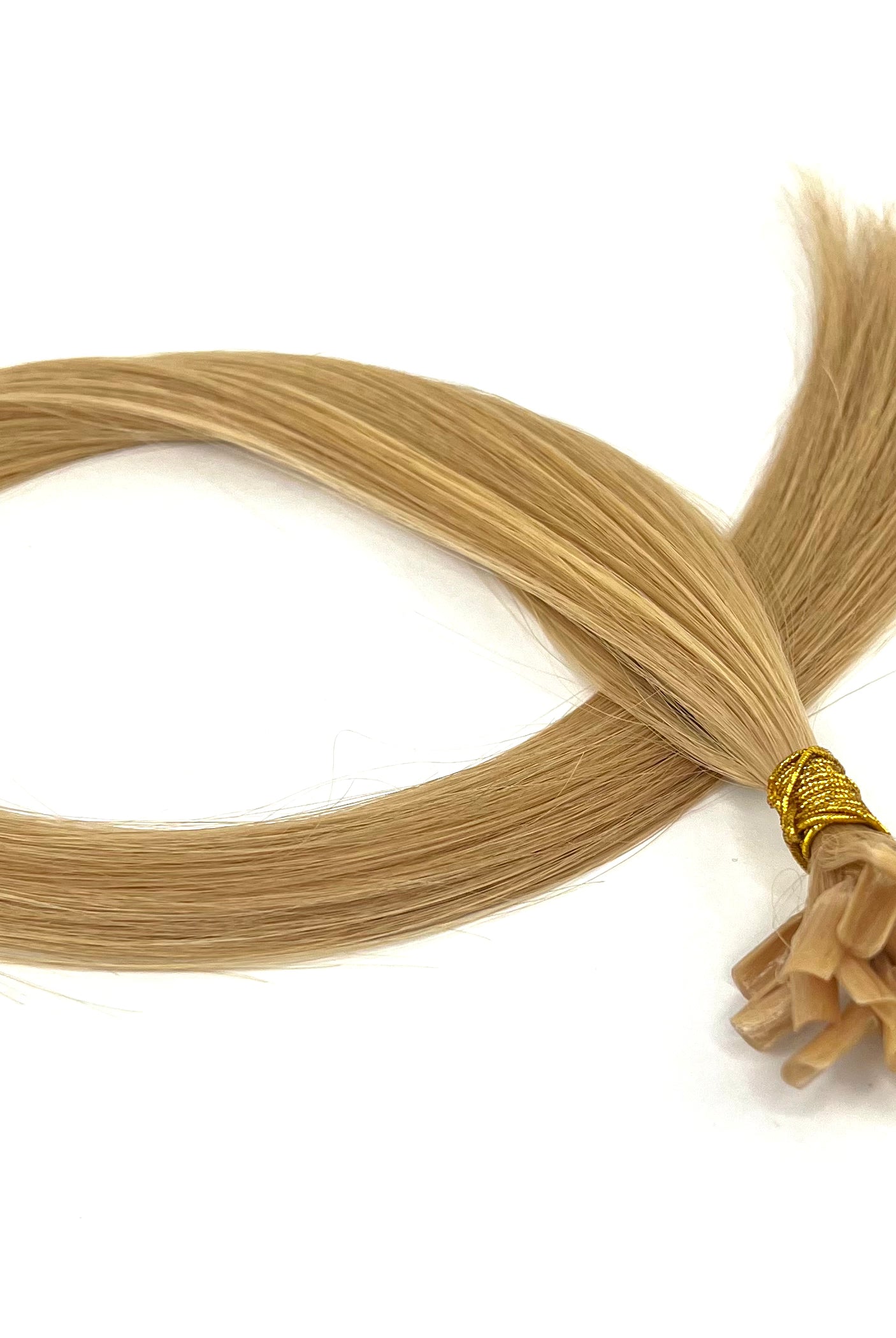 22" U-Tip Hair Extensions #24 Beige Blonde - Platinum Lockz Hair Extensions & Supplies