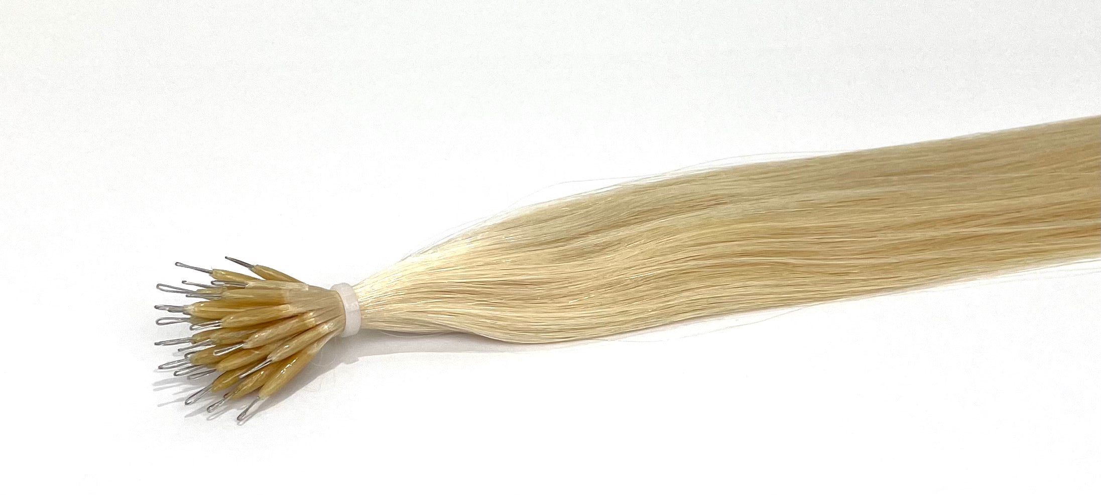 20" Nano Tip Hair Extensions #60 Platinum Blonde - Platinum Lockz Hair Extensions & Supplies