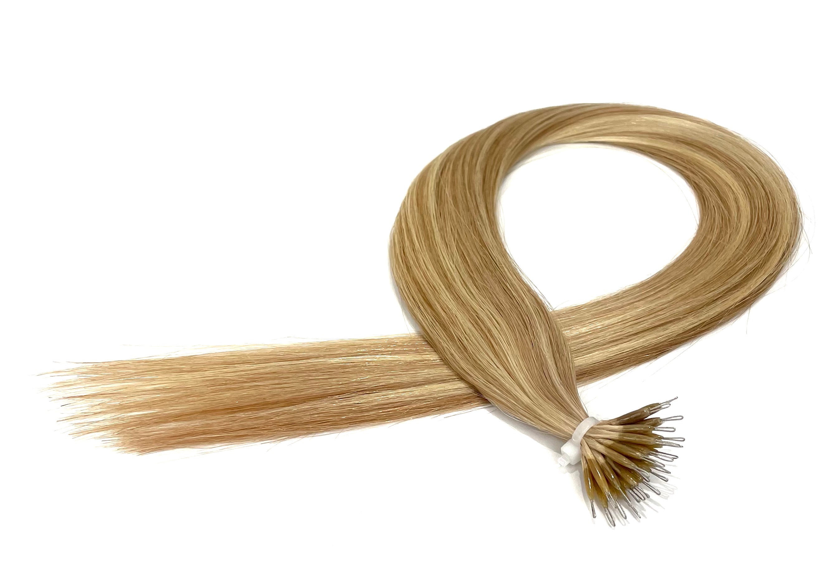 20" Nano Tip Hair Extensions #P18/613 Sunkissed - Platinum Lockz Hair Extensions & Supplies