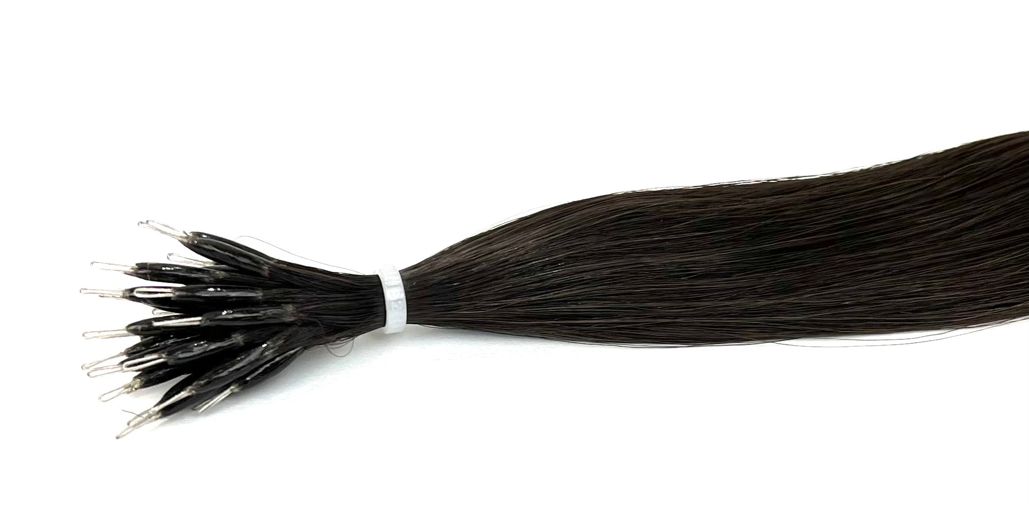 20" Nano Tip Hair Extensions #2 Chocolate Brunette - Platinum Lockz Hair Extensions & Supplies