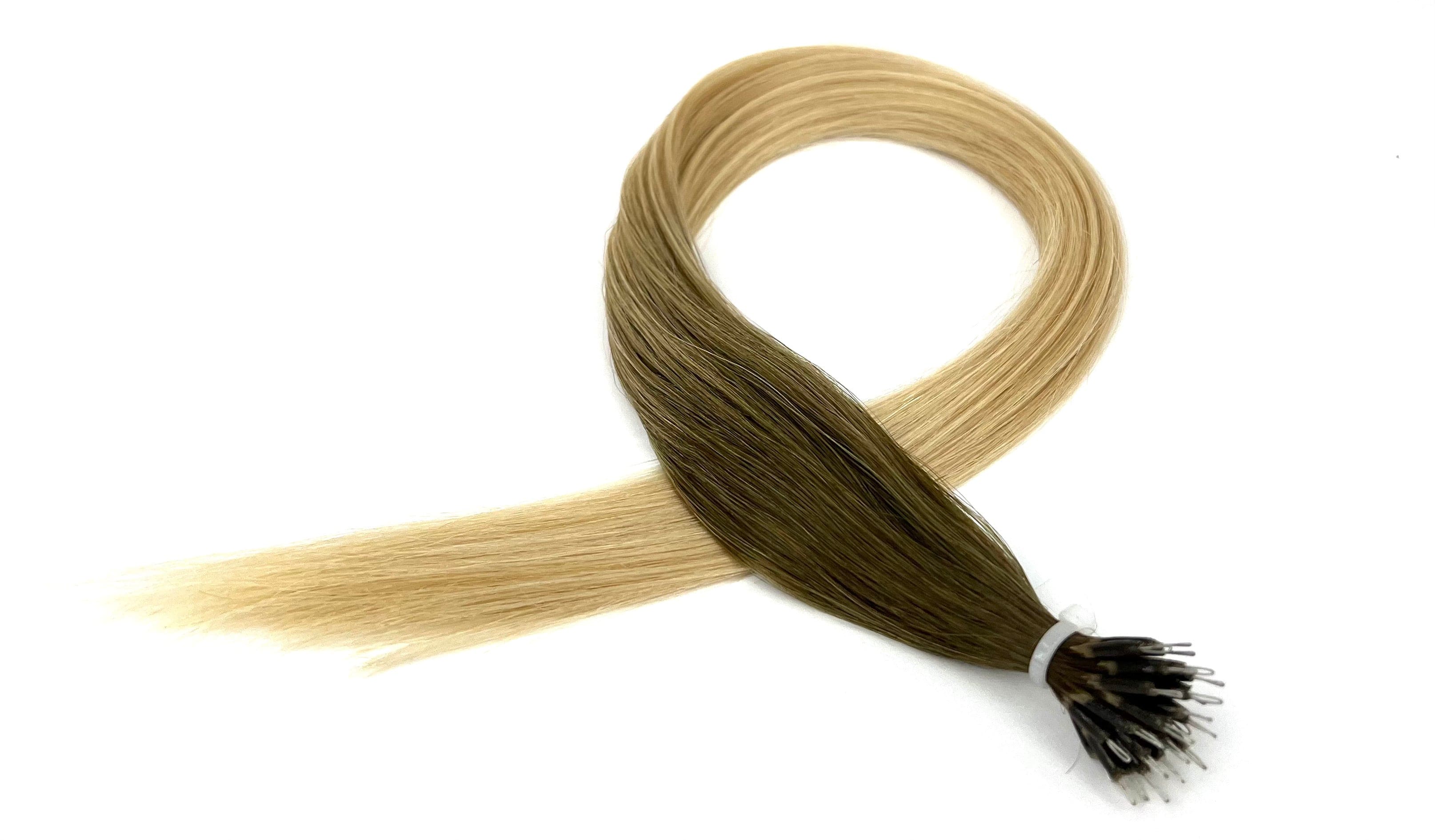 20" Nano Tip Hair Extensions #T8/60 Ombre - Platinum Lockz Hair Extensions & Supplies