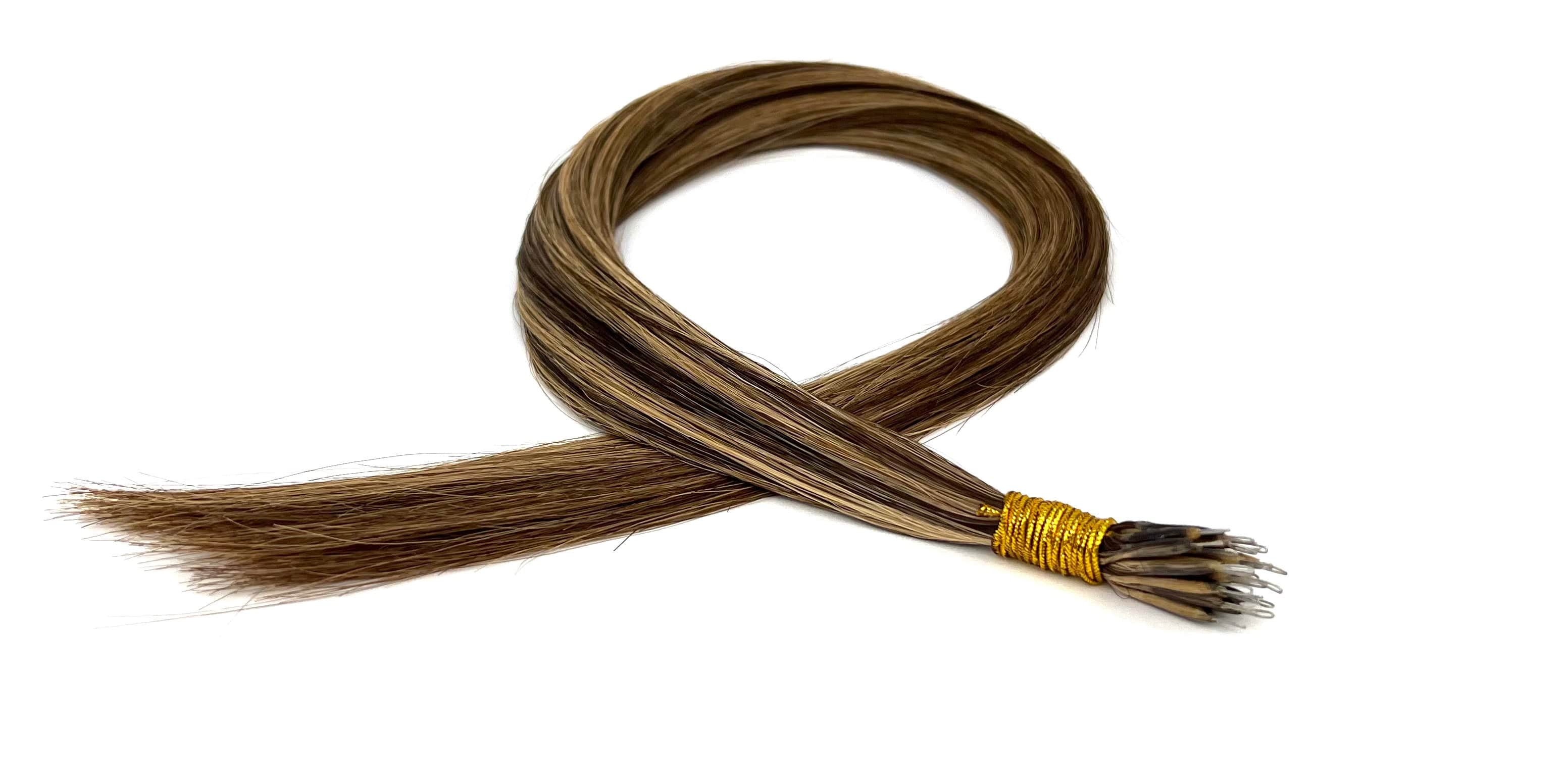 20" Nano Tip Hair Extensions #P3/27 Mars Bar - Platinum Lockz Hair Extensions & Supplies