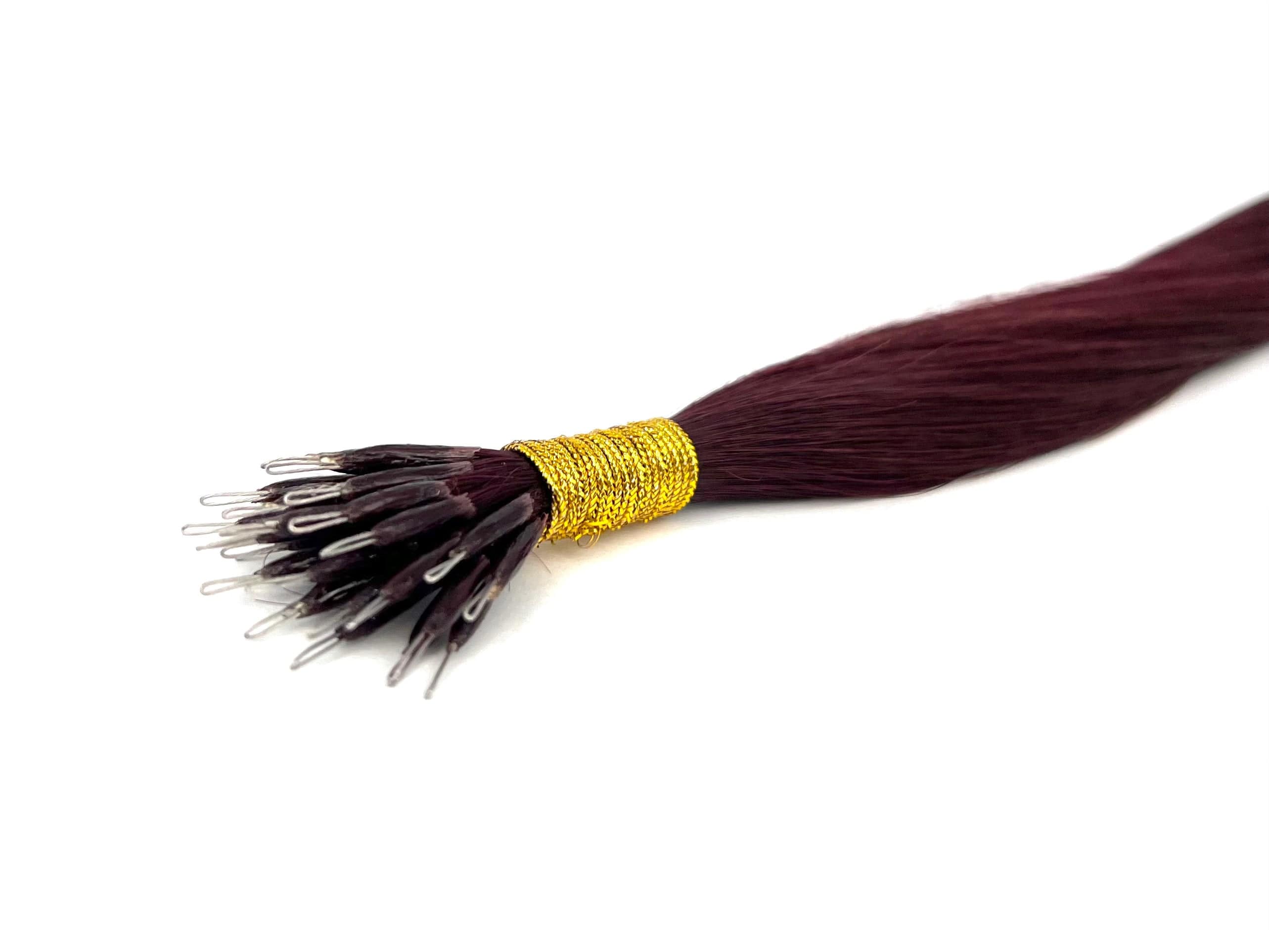 20" Nano Tip Hair Extensions #99J Berrylicious - Platinum Lockz Hair Extensions & Supplies