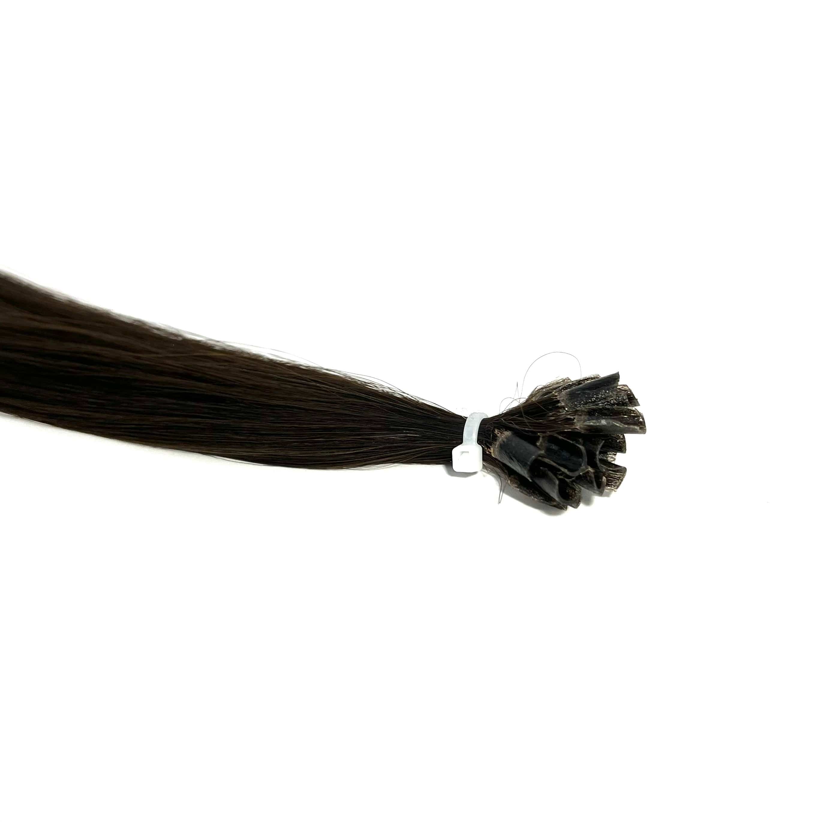 22" U-Tip Hair Extensions #2 Chocolate Brunette - Platinum Lockz Hair Extensions & Supplies