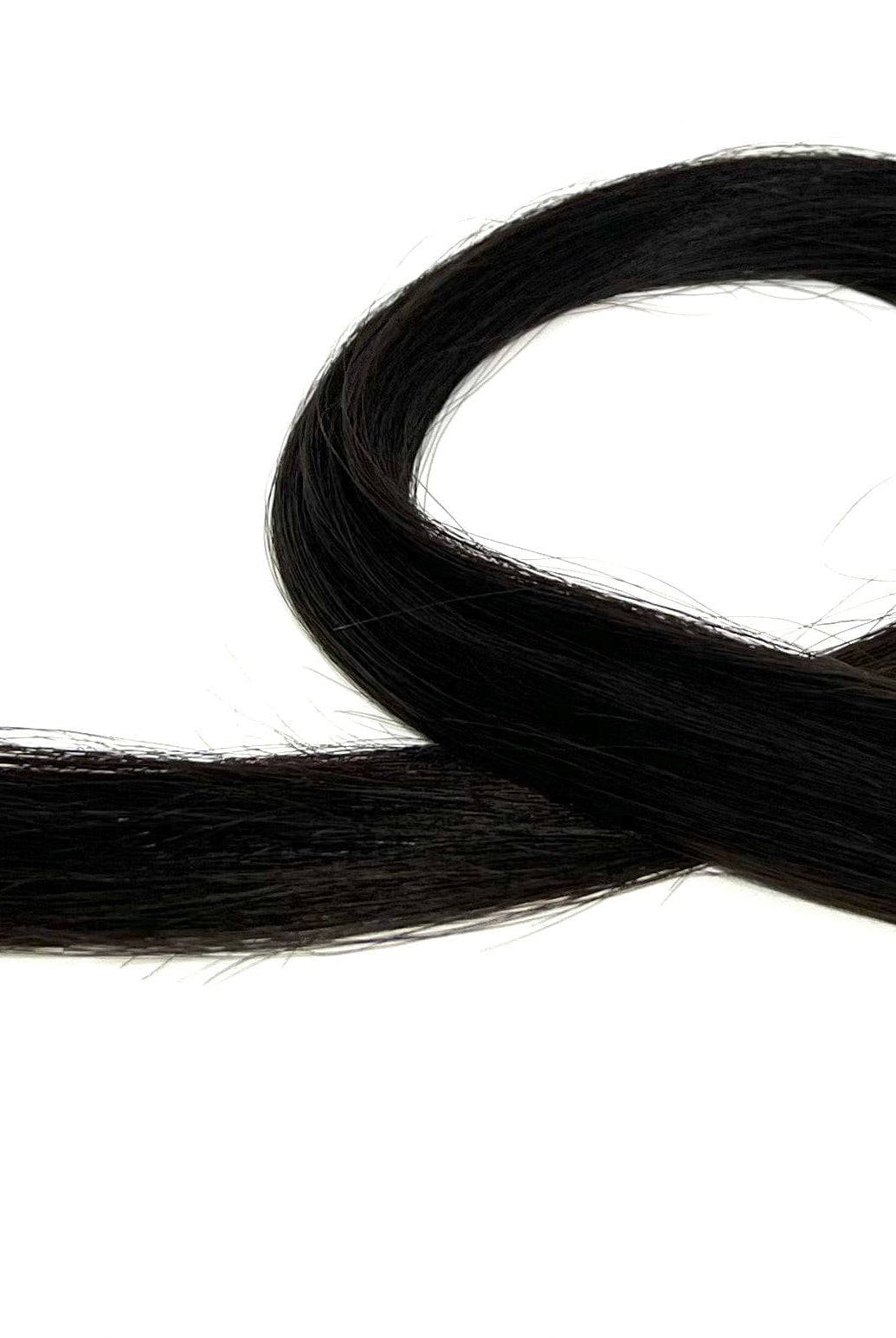 22" U-Tip Hair Extensions #1B Darkest Brown Black - Platinum Lockz Hair Extensions & Supplies