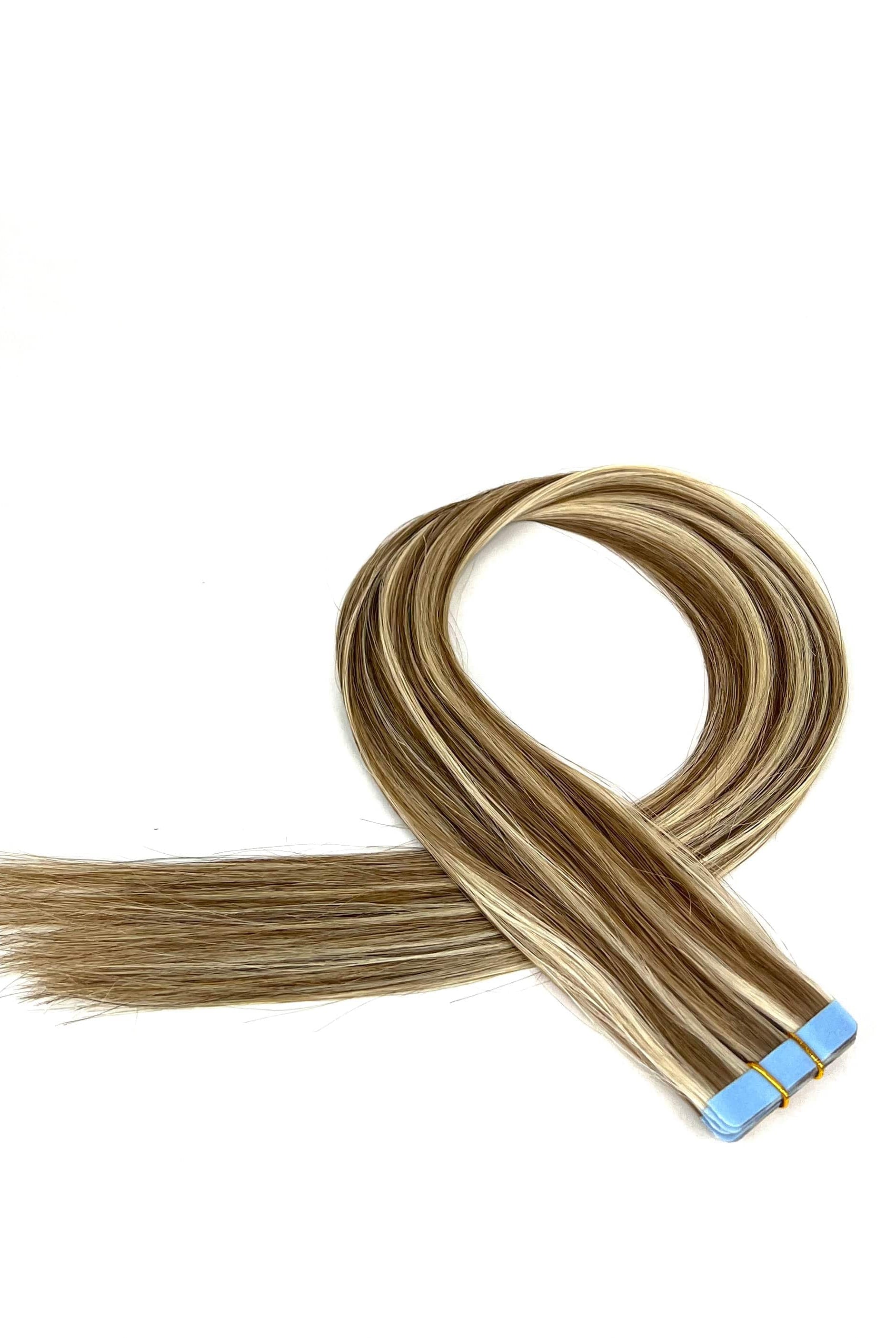 22" Tape Hair Extensions #P8/60a Beige Delight - Platinum Lockz Hair Extensions & Supplies