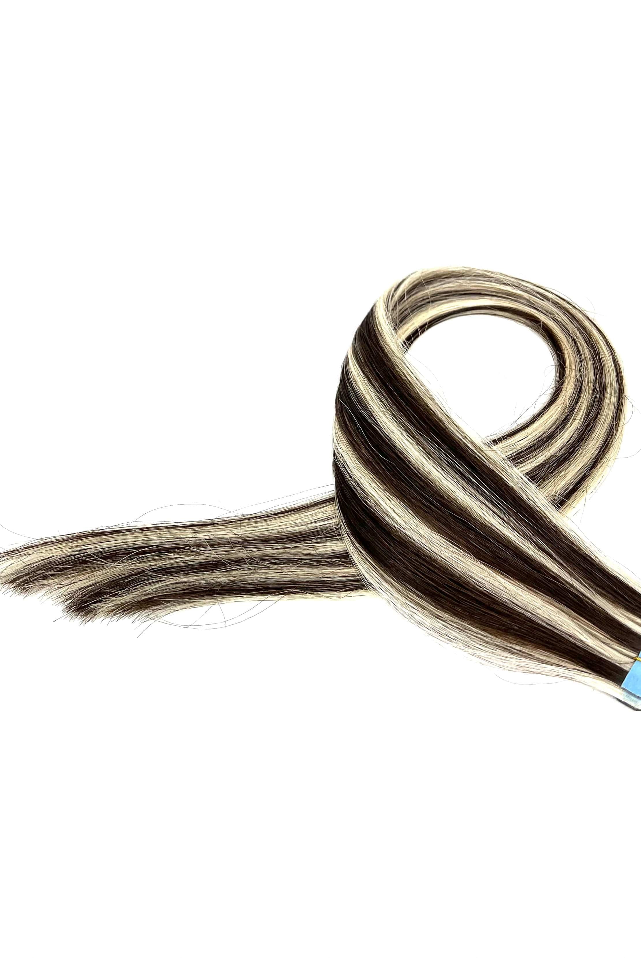 22" Tape Hair Extensions #P2/60A - Platinum Lockz Hair Extensions & Supplies