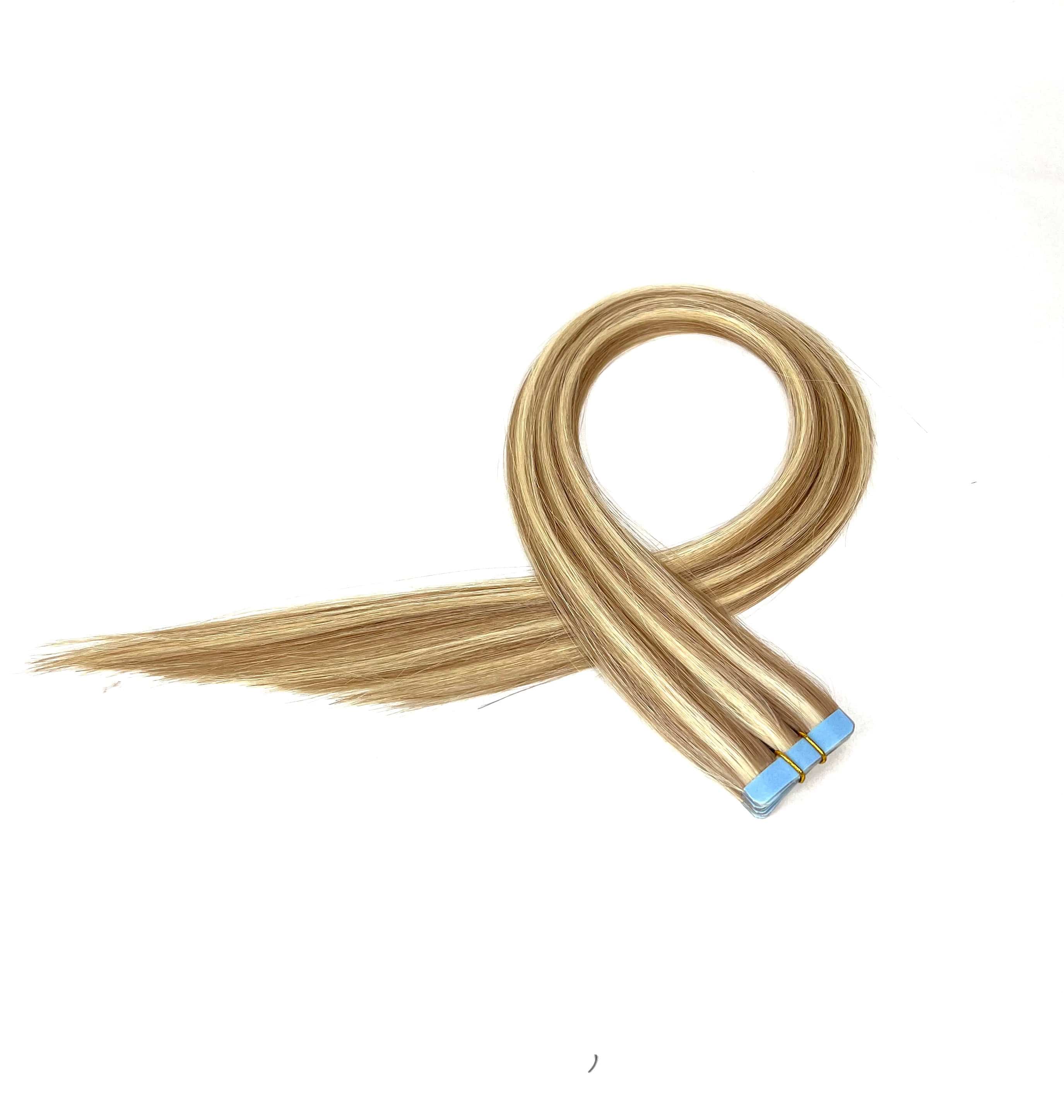 22" Tape Hair Extensions #P18/60 - Platinum Lockz Hair Extensions & Supplies