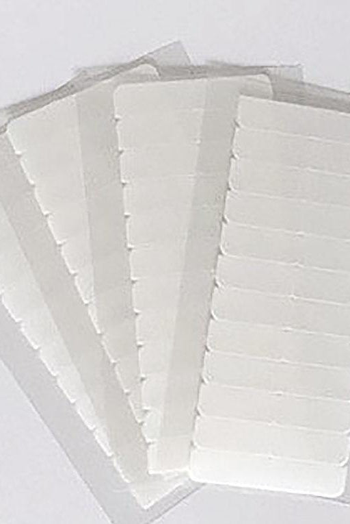 Pre-cut White Tape Tabs -Extra Strong (48pce) - Platinum Lockz | Hair Extensions & Supplies