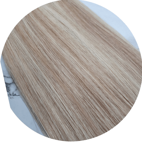 Clip in Fringe/Bang Heat Resistant Fibers P12/613 - Platinum Lockz | Hair Extensions & Supplies