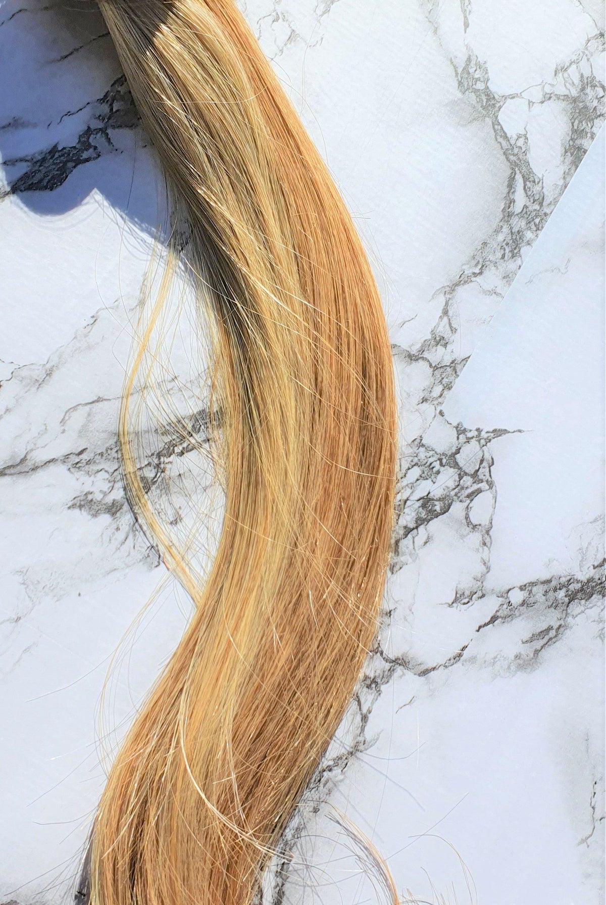 Clip in Ponytail - Heat Resistant Synthetic #R14/88 - Platinum Lockz | Hair Extensions & Supplies