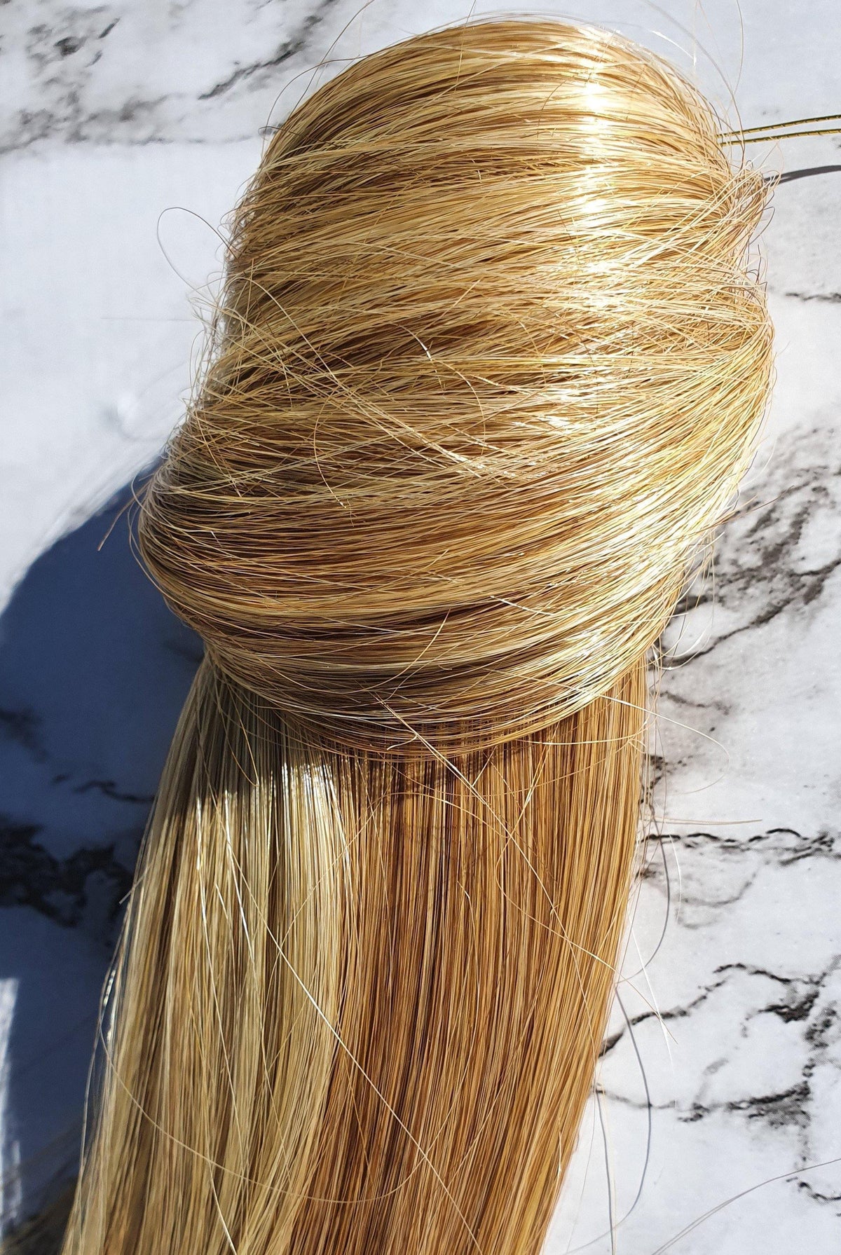 Clip in Ponytail - Heat Resistant Synthetic #R14/88 - Platinum Lockz | Hair Extensions & Supplies