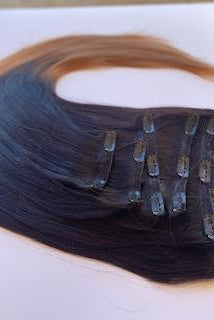 Hair Extensions | #1B/AUTUMN Clip In 24'' - Platinum Lockz | Hair Extensions & Supplies