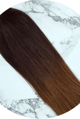 18" Clip In Hair Extensions #T2/6 Ombre - Platinum Lockz | Hair Extensions & Supplies