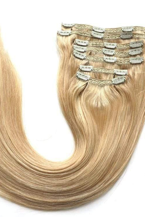 22" Clip In Hair Extensions #613 Beach Babe - Platinum Lockz | Hair Extensions & Supplies