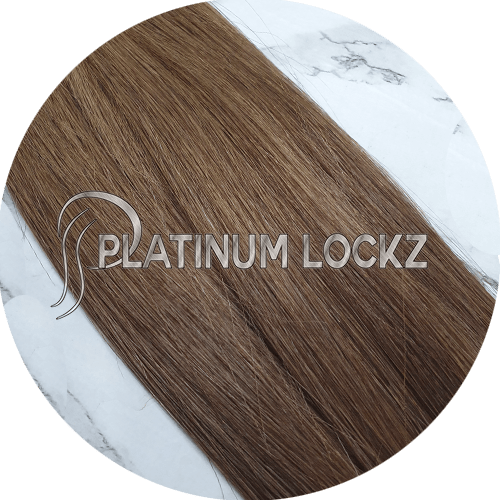 Hair Extensions | Remy European 20" Clip In #4 Rich Brown - Platinum Lockz | Hair Extensions & Supplies