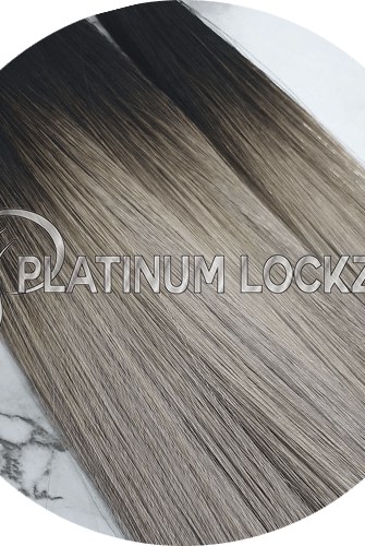 Hair Extensions | Remy European 24" Clip In #T1/Silver Grey - Platinum Lockz | Hair Extensions & Supplies