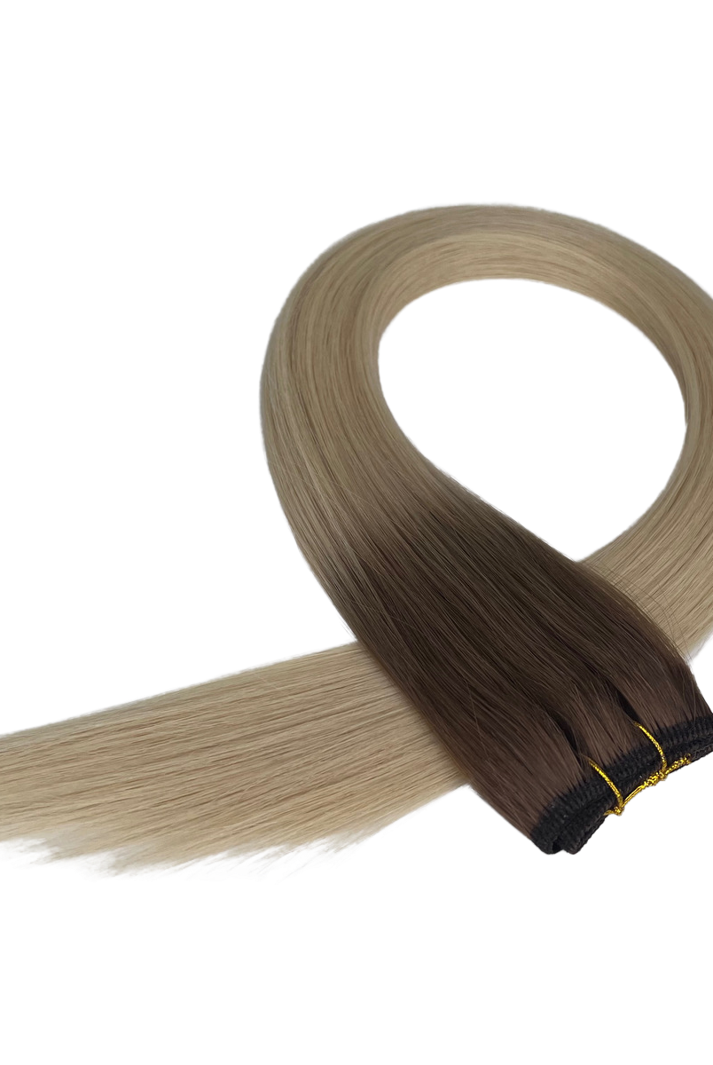 20" Remy Weft Hair Extensions #T8/60 Ombre - Platinum Lockz Hair Extensions & Supplies