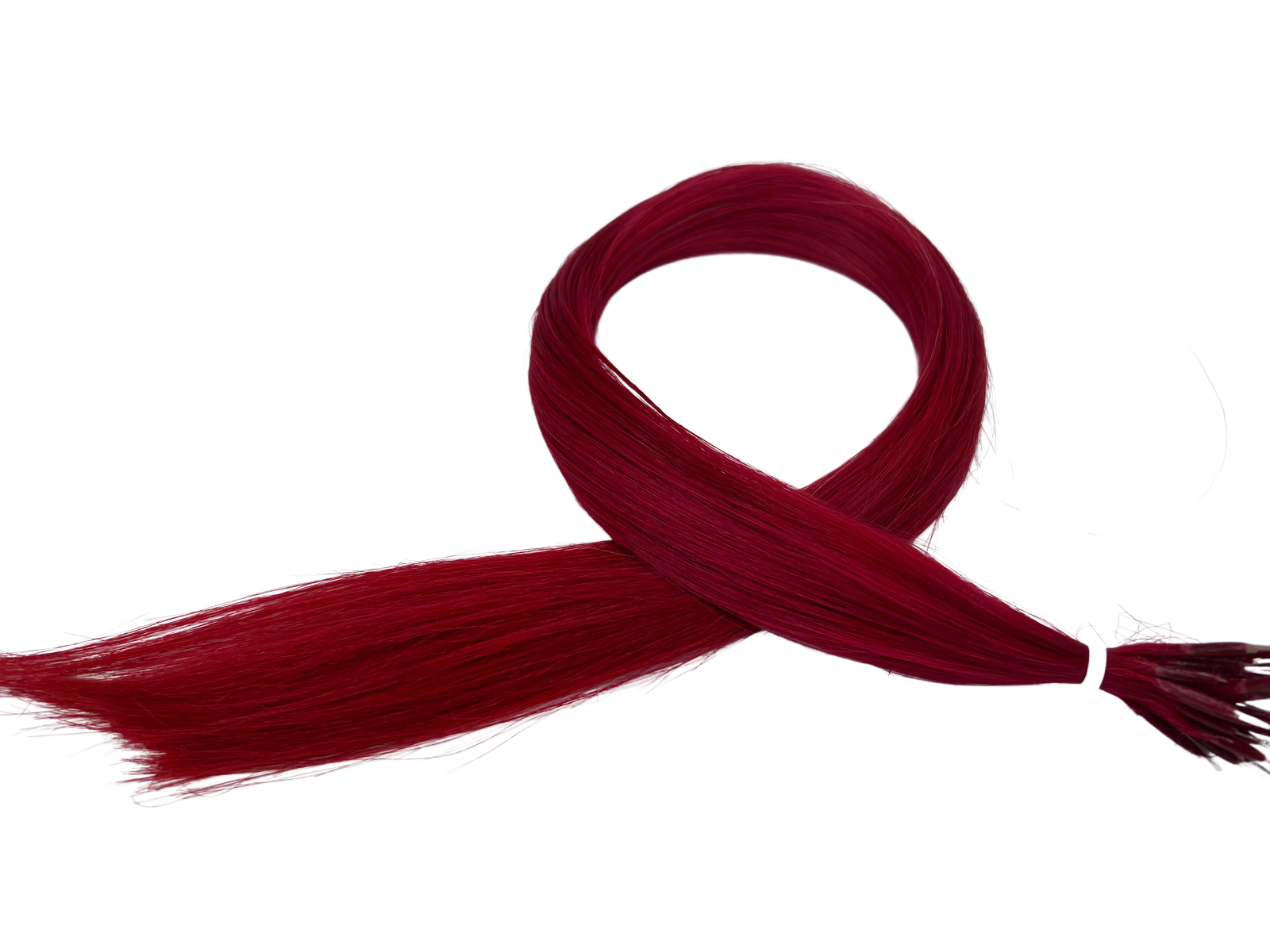 20" Nano Tip Hair Extensions #RED - Platinum Lockz Hair Extensions & Supplies