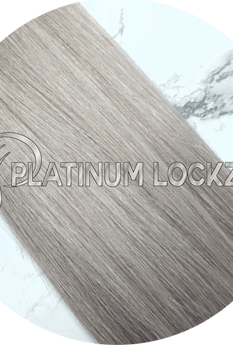 20" Tape Hair Extensions #Grey - Platinum Lockz | Hair Extensions & Supplies