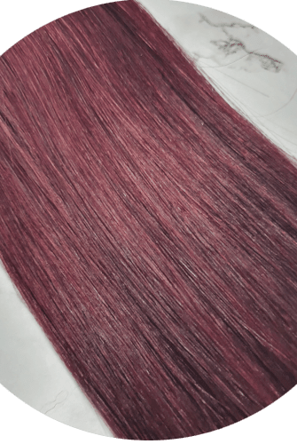 22" Weft Hair Extensions #99J Berrylicious - Platinum Lockz | Hair Extensions & Supplies