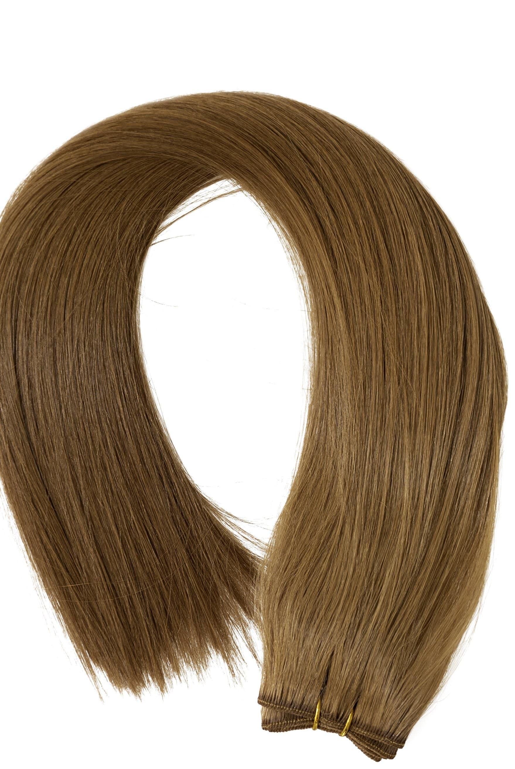 Platinum Lockz Hair Extensions & Supplies Weft Hair 100grams 22" Weft/ Weave Hair Extensions #12 Bronde
