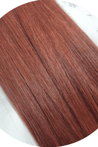 22" Weft Hair Extensions #33 Auburn - Platinum Lockz | Hair Extensions & Supplies