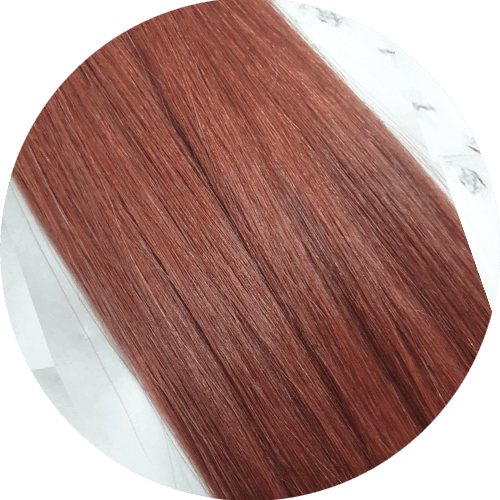 22" Weft Hair Extensions #33 Auburn - Platinum Lockz | Hair Extensions & Supplies