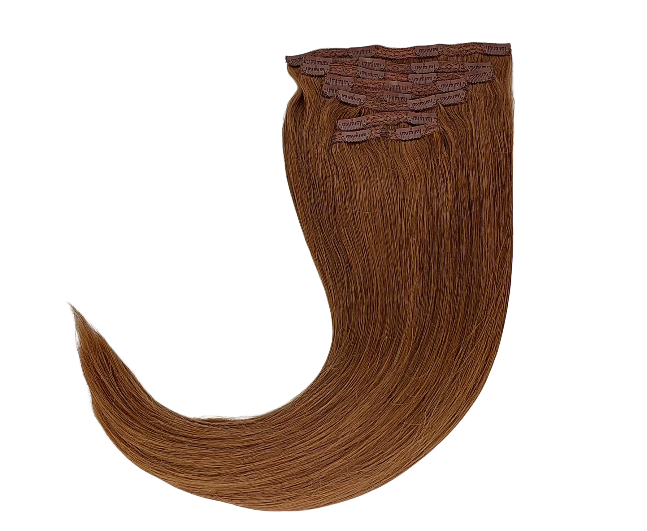 24" Clip In Hair Extensions #12 Bronde - Platinum Lockz Hair Extensions & Supplies