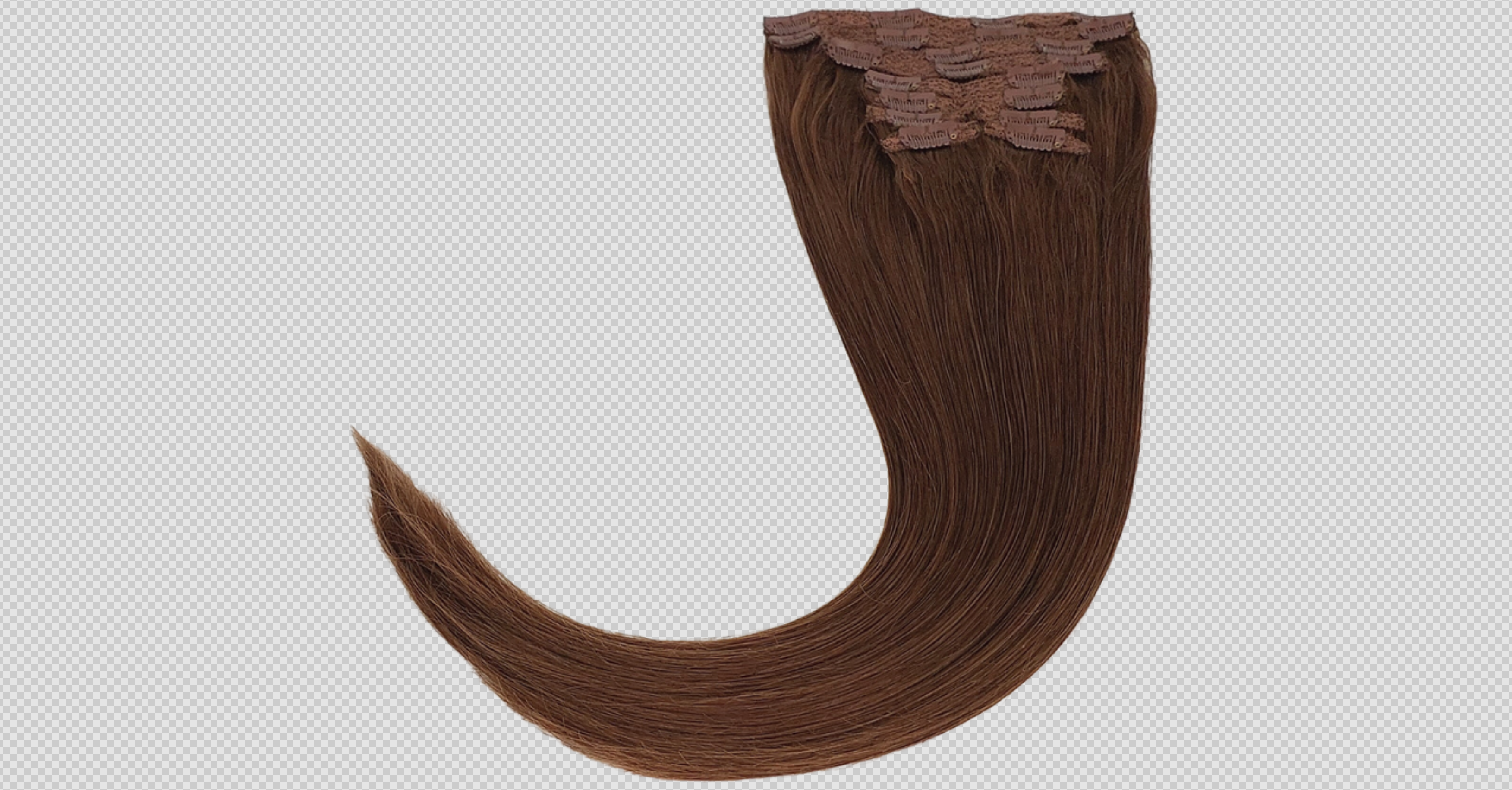 22" Clip In Hair Extensions #6 Bella Brown - 220gm (10piece) - Platinum Lockz Hair Extensions & Supplies