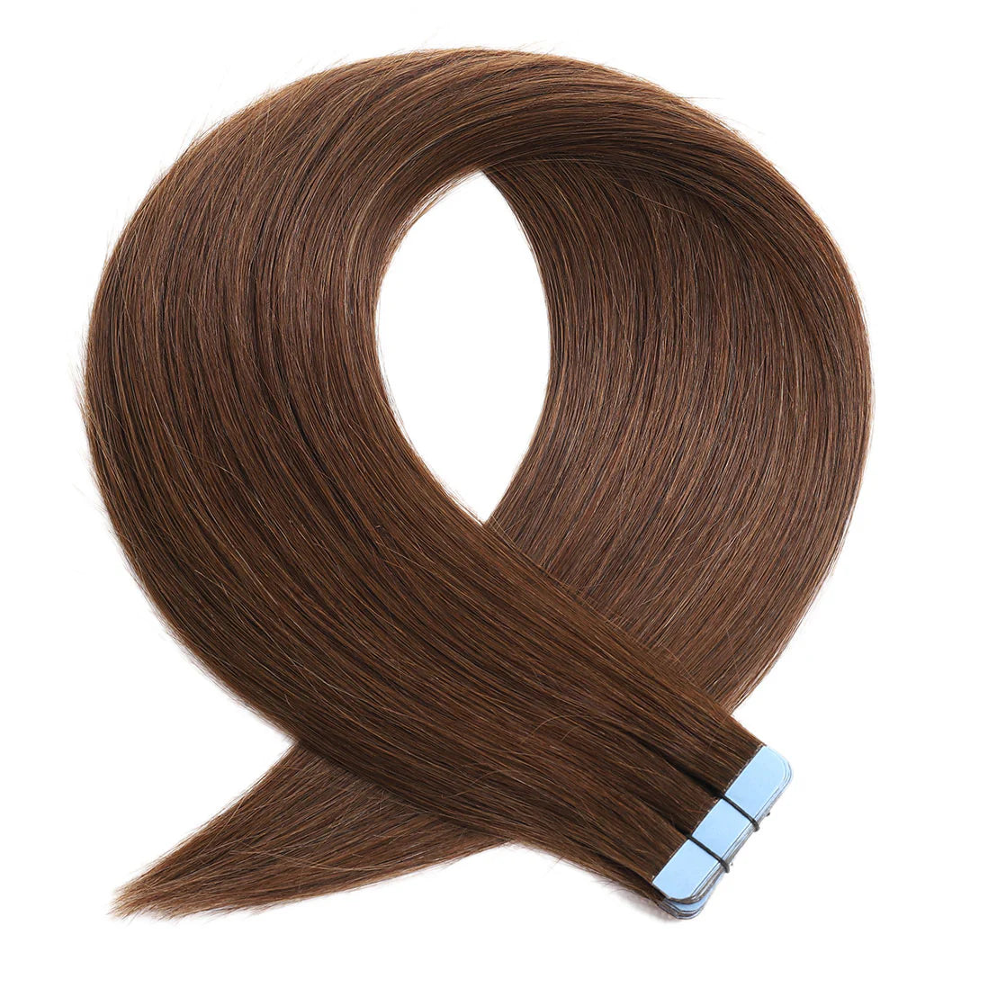 26" Tape Hair Extensions #4 Rich Brown - Platinum Lockz Hair Extensions & Supplies