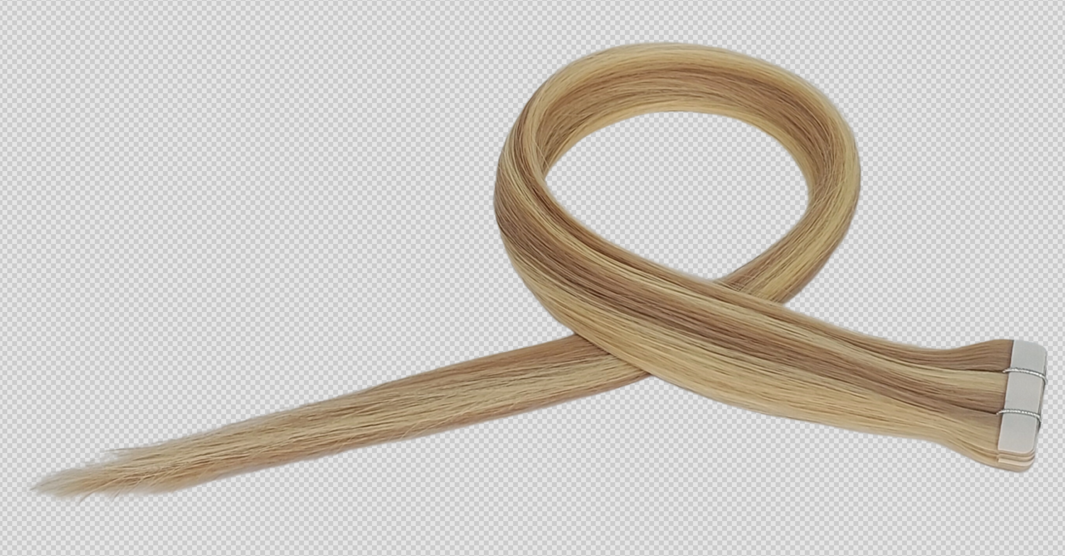 20" Invisible Tape Hair Extensions #P18/613 Sun-kissed - Platinum Lockz Hair Extensions & Supplies