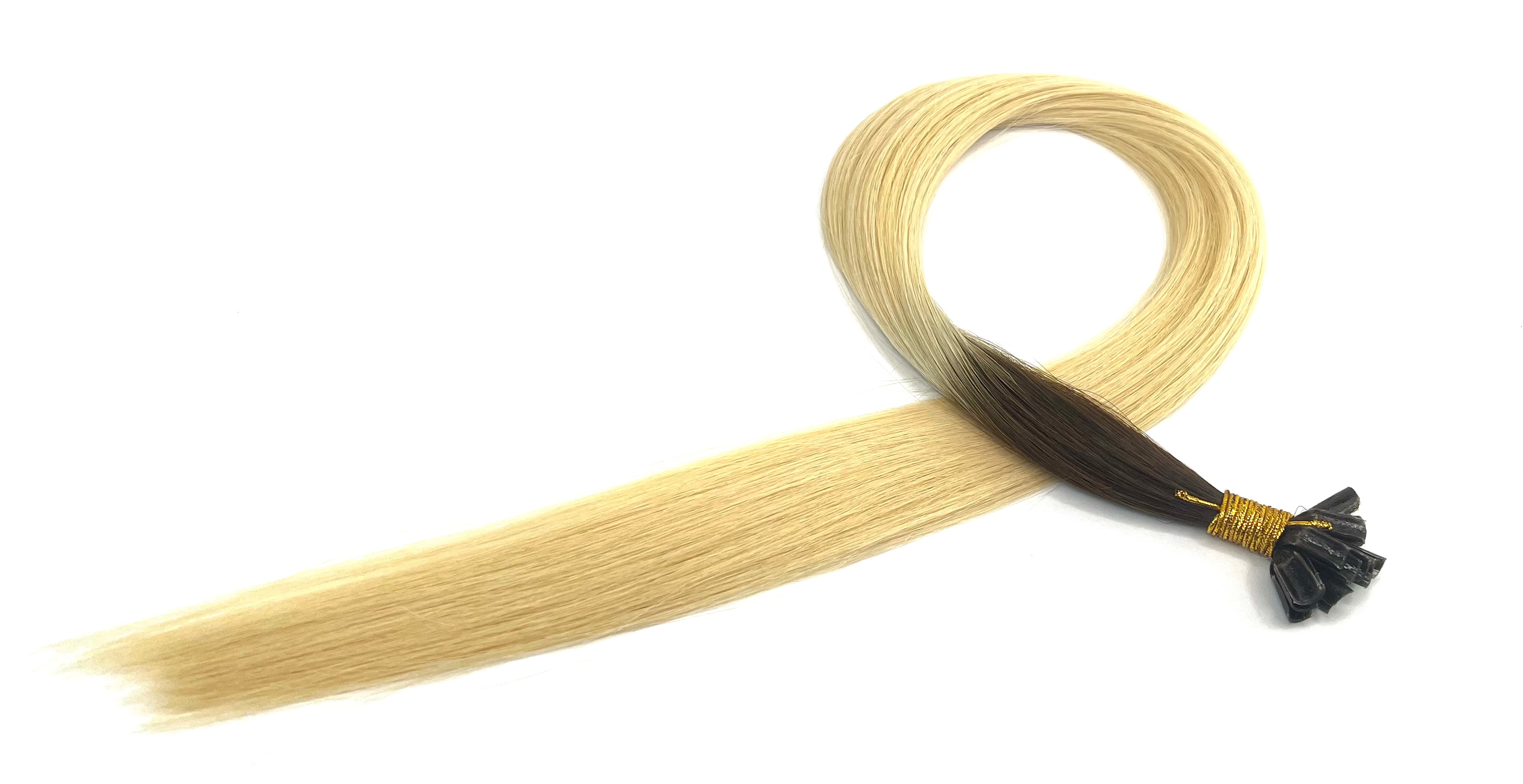 22" U-Tip Hair Extensions #T2/613 Ombre - Platinum Lockz Hair Extensions & Supplies