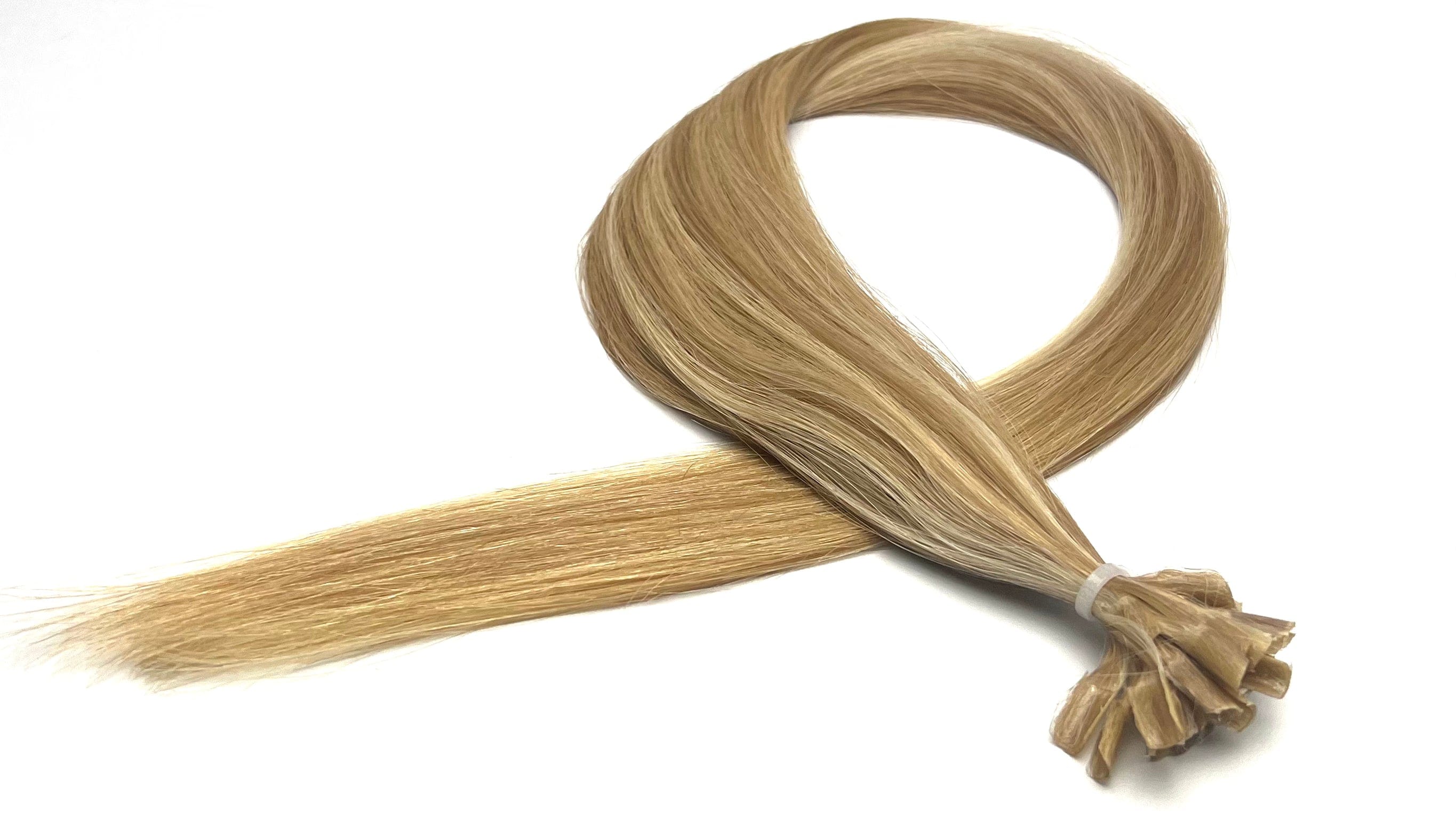 22" U-Tip Hair Extensions #P18-613 Sunkissed - Platinum Lockz Hair Extensions & Supplies