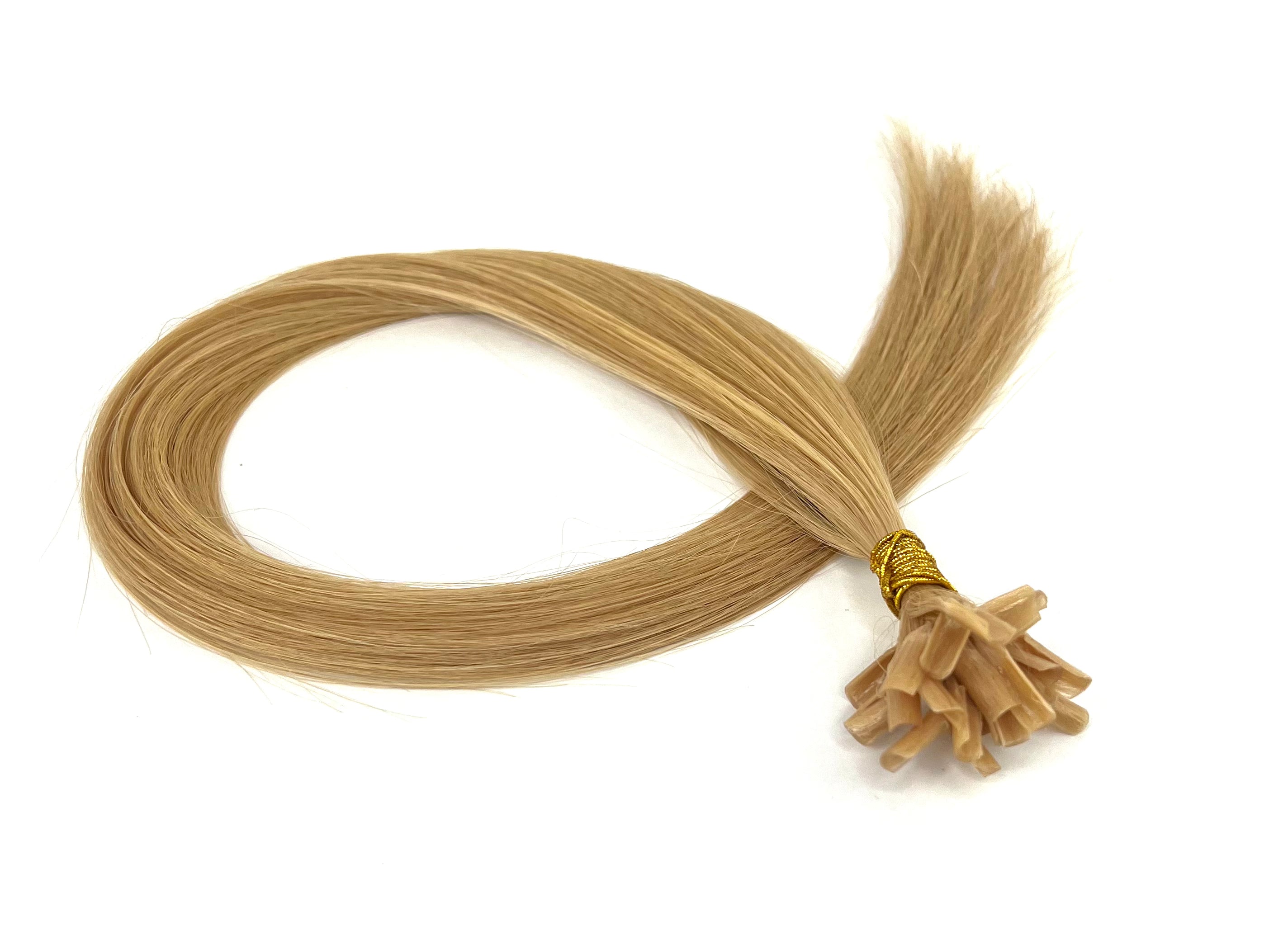 22" U-Tip Hair Extensions #24 Beige Blonde - Platinum Lockz Hair Extensions & Supplies